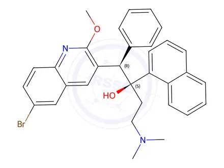 Chemical structure of Bedaquiline