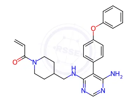 Chemical structure of Evobrutinib