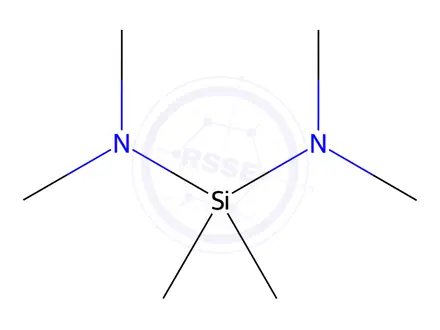 Chemical structure of Bis(dimethylamino)dimethylsilane