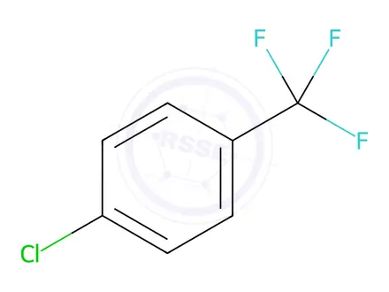 Chemical structure of 4-Chloro-alpha,alpha,alpha-trifluorotoluene