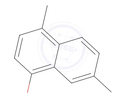 Chemical structure of Naphthalene, 4-methoxy-1,6-dimethyl-(8CI,9CI)