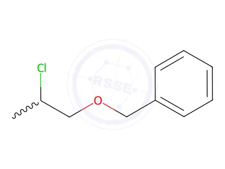 Chemical structure of Benzene, [(2-chloropropoxy)methyl]-