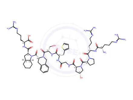 Chemical structure of L-Arg(1)-Icatibant