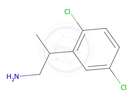 Chemical structure of 2-(2,5-Dichlorophenyl)propan-1-amine