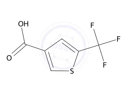 Chemical structure of 5-(Trifluoromethyl)-3-thiophenecarboxylic Acid