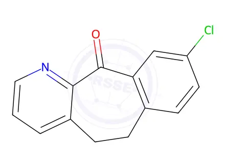 Chemical structure of 9-chloro-5,6-dihydro-11H-benzo[5,6]cyclohepta[1,2-b]pyridin-11-one