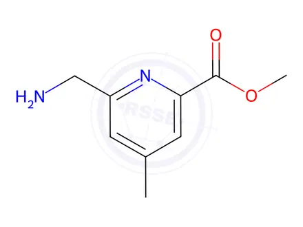 Chemical structure of Methyl 6-(aminomethyl)-4-methylpicolinate