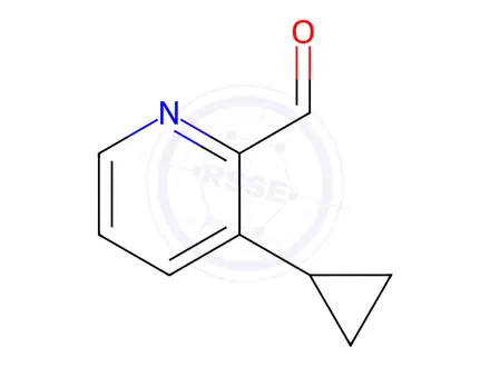 Chemical structure of 3-Cyclopropylpicolinaldehyde