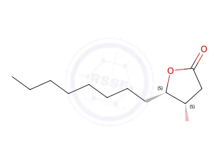 Chemical structure of (4S,5S)-4-Hydroxy-5-octyldihydrofuran-2(3H)-one