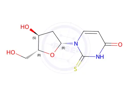Chemical structure of 2-Thio 2-Deoxyuridine