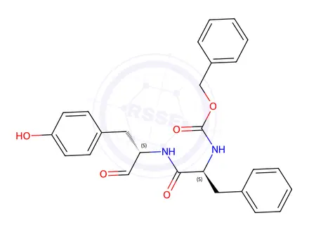 Chemical structure of Z-Phe-Tyr-aldehyde