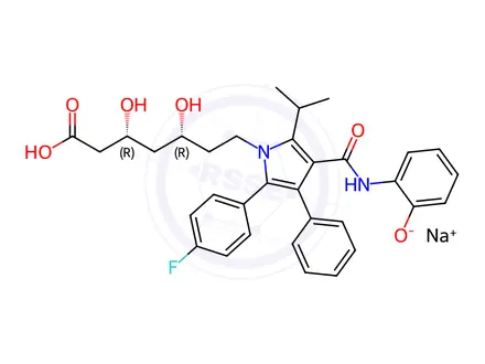 Chemical structure of Atorvastatin 2-Hydroxy Analog