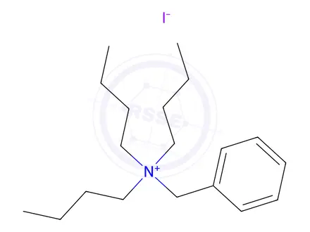 Chemical structure of N-Benzyl-N,N-dibutylbutan-1-aminium iodide