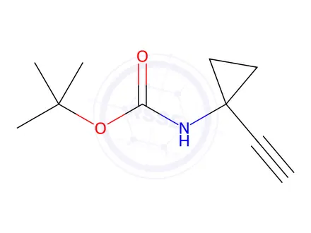 Chemical structure of tert-Butyl (1-ethynylcyclopropyl)carbamate