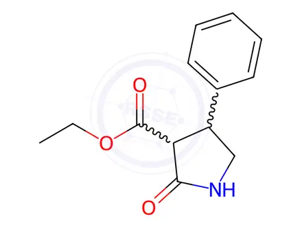 Chemical structure of Ethyl 2-Oxo-4-phenylpyrrolidine-3-carboxylate