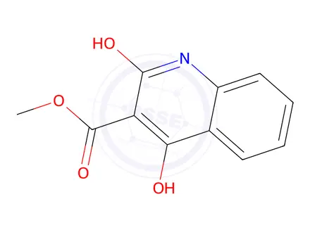 Chemical structure of Methyl 2,4-dihydroxyquinoline-3-carboxylate