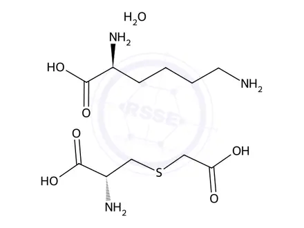Chemical structure of Carbocysteine lysine monohydrate