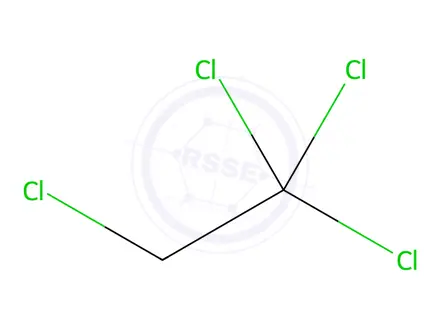 Chemical structure of 1,1,1,2-Tetrachloroethane