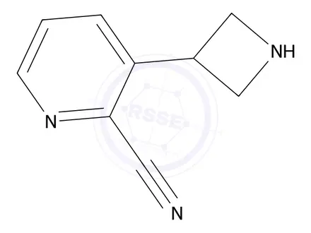 Chemical structure of 3-(Azetidin-3-yl)picolinonitrile