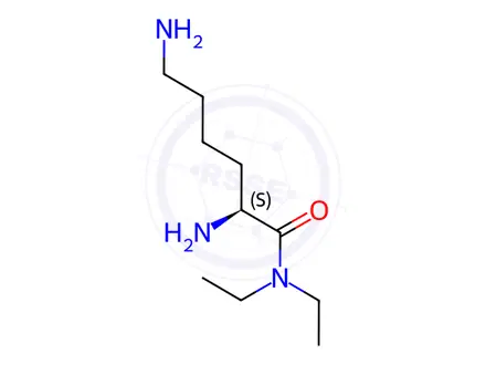 Chemical structure of L-Lysine Diethylamide
