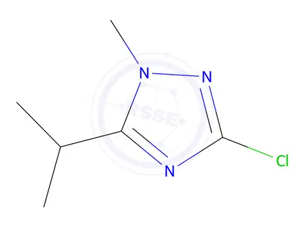 Chemical structure of 3-chloro-5-isopropyl-1-methyl-1H-1,2,4-triazole
