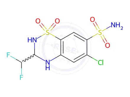 Chemical structure of Mebutizide Impurity 6