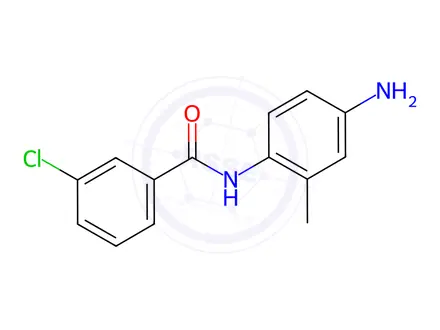 Chemical structure of N-(4-Amino-2-methylphenyl)-3-chlorobenzamide