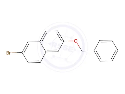 Chemical structure of 2-(Benzyloxy)-6-bromonaphthalene