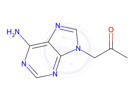 Chemical structure of 1-(6-Amino-9H-purin-9-yl)-2-propanone