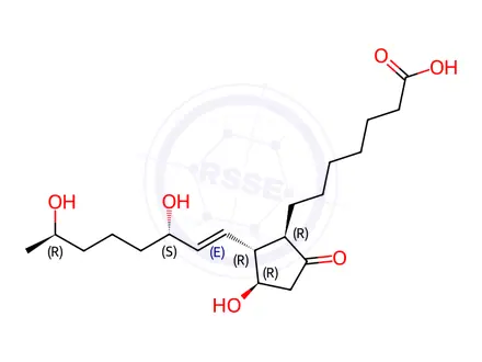 Chemical structure of 19(R)-Hydroxy Prostaglandin E1