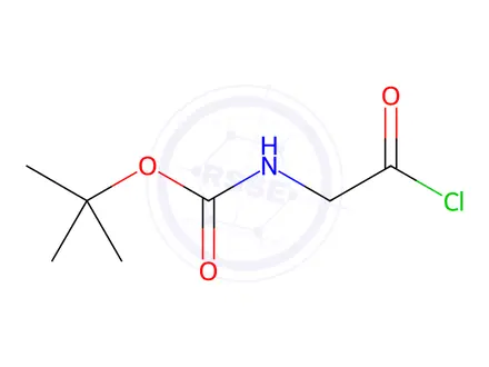 Chemical structure of tert-Butyl (2-chloro-2-oxoethyl)carbamate