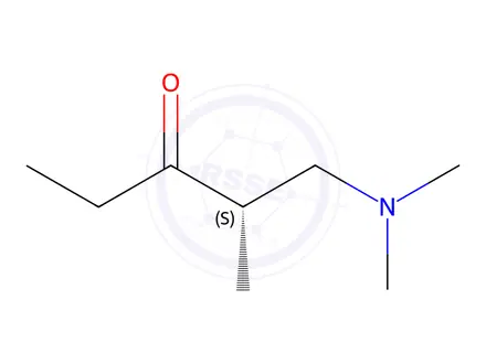 Chemical structure of (2S)-1-(Dimethylamino)-2-methyl-3-pentanone