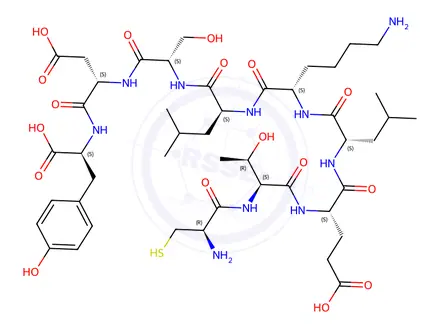 Chemical structure of Influenza virus NP (44-52)