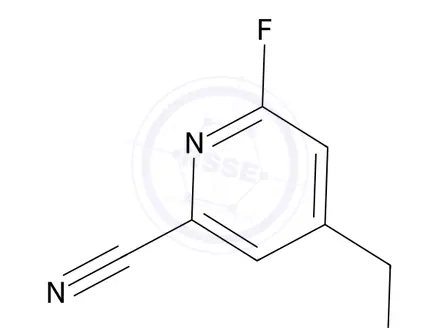 Chemical structure of 4-(Chloromethyl)-6-fluoropicolinonitrile