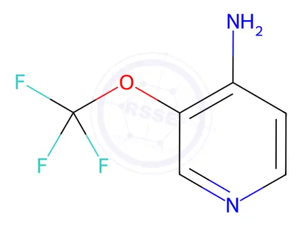 Chemical structure of 3-(Trifluoromethoxy)pyridin-4-amine