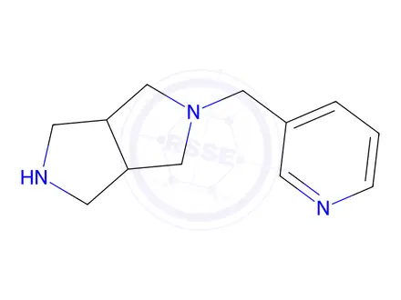 Chemical structure of 2-(Pyridin-3-ylmethyl)octahydropyrrolo[3,4-c]pyrrole
