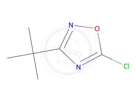 Chemical structure of 3-(tert-Butyl)-5-chloro-1,2,4-oxadiazole
