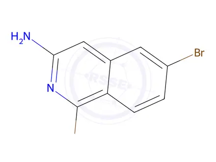 Chemical structure of 1,6-Dibromoisoquinolin-3-amine