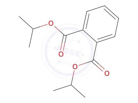 Chemical structure of Diisopropyl phthalate