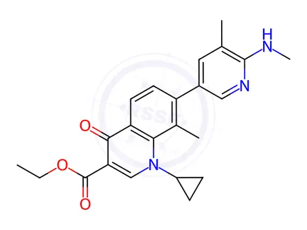 Chemical structure of Ozenoxacin Impurity 91