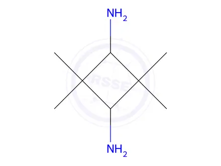 Chemical structure of 2,2,4,4-Tetramethylcyclobutane-1,3-diamine