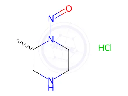 Chemical structure of N-Nitroso gatifloxacin Impurity 3