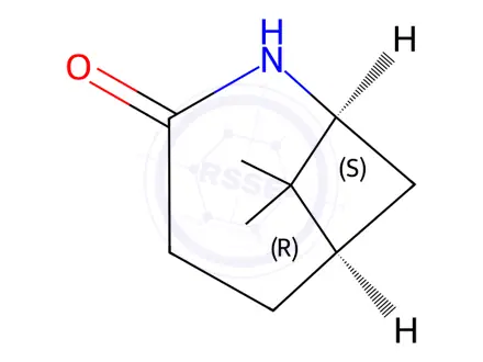 Chemical structure of (1S,6R)-7,7-dimethyl-2-azabicyclo[4.1.1]octan-3-one