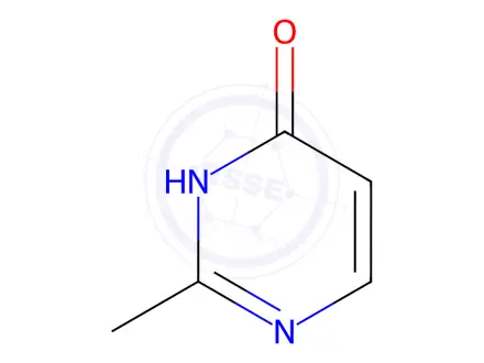 Chemical structure of 4-Hydroxy-2-methylpyrimidine