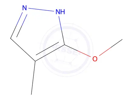Chemical structure of 3-Methoxy-4-methyl-1H-pyrazole