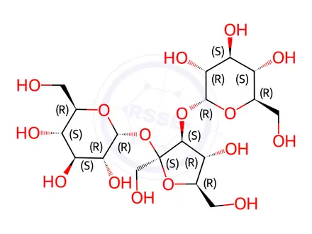 Chemical structure of D--Melezitose