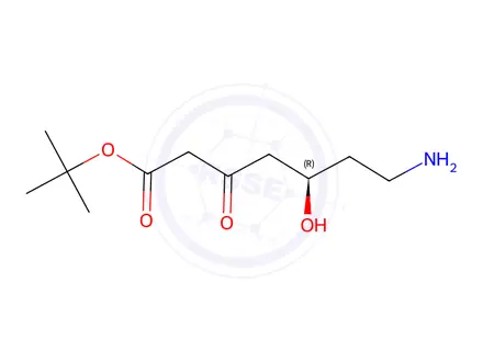 Chemical structure of Tert-butyl (R)-7-amino-5-hydroxy-3-oxoheptanoate