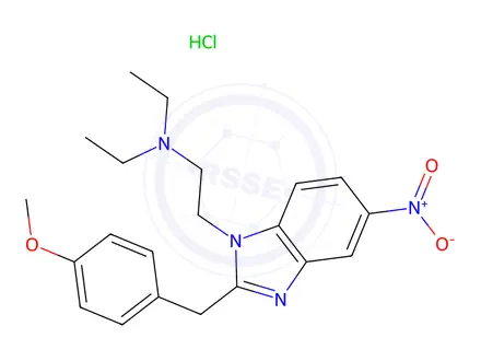 Chemical structure of METONITAZENE