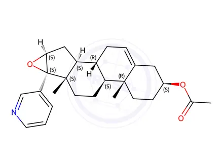Chemical structure of Abiraterone Epoxide Impurity