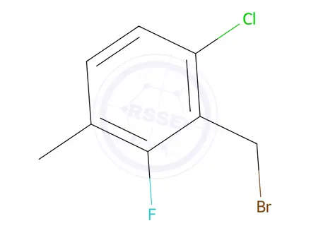 Chemical structure of 2-(Bromomethyl)-1-chloro-3-fluoro-4-methylbenzene